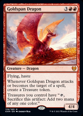 Goldspan Dragon Kaldheim